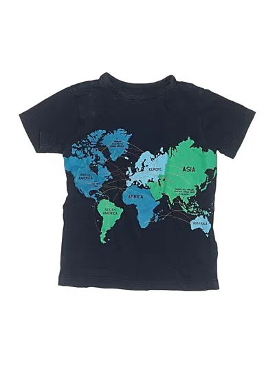 Pre-owned Crewcuts Outlet Kids' Short Sleeve T-shirt In Blue