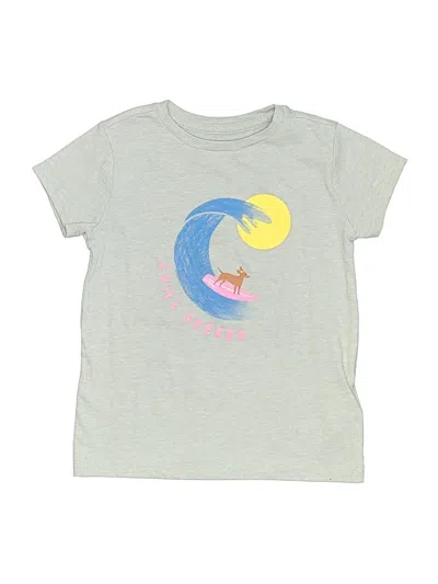 Pre-owned Crewcuts Outlet Kids' Short Sleeve T-shirt In Gray