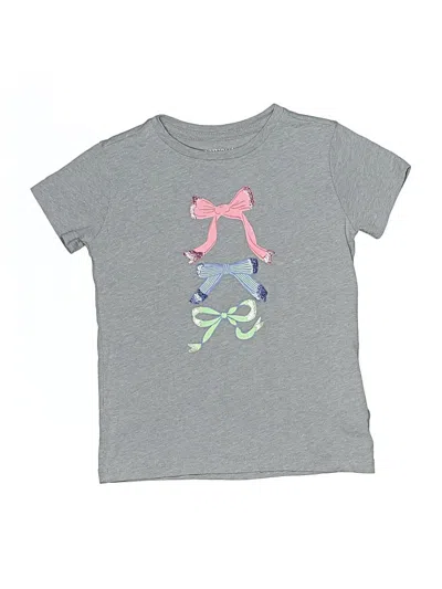Pre-owned Crewcuts Outlet Kids' Short Sleeve T-shirt In Gray