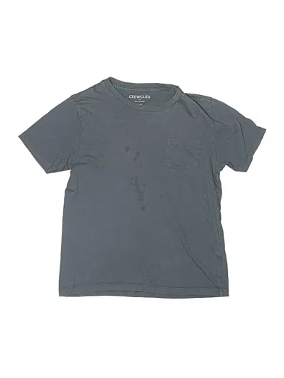 Pre-owned Crewcuts Outlet Kids' Short Sleeve T-shirt In Gray