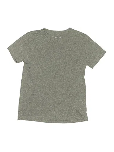 Pre-owned Crewcuts Outlet Kids' Short Sleeve T-shirt In Gray