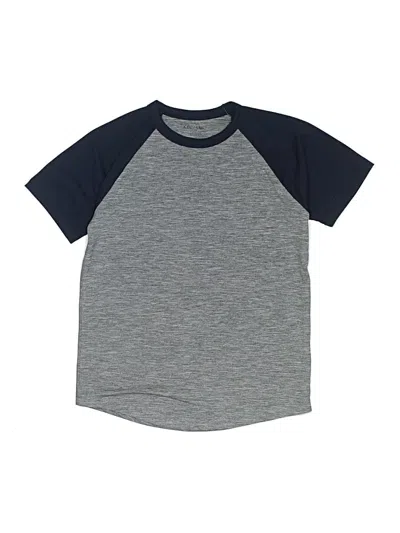 Pre-owned Crewcuts Outlet Kids' Short Sleeve T-shirt In Gray
