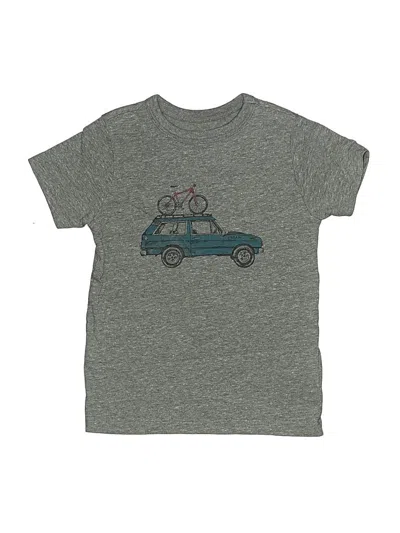 Pre-owned Crewcuts Outlet Kids' Short Sleeve T-shirt In Gray
