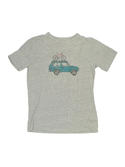 Pre-owned Crewcuts Outlet Kids' Short Sleeve T-shirt In Gray
