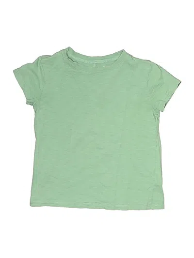 Pre-owned Crewcuts Outlet Kids' Short Sleeve T-shirt In Green