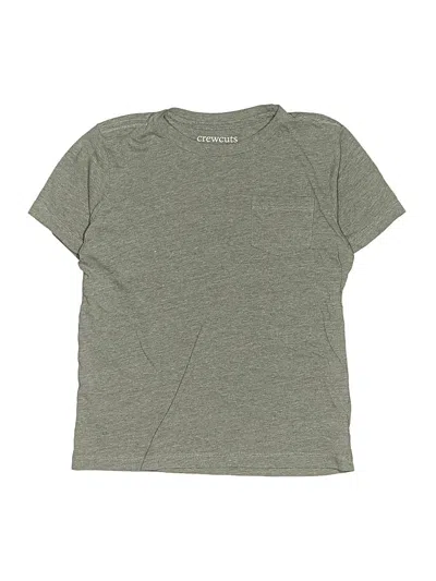 Pre-owned Crewcuts Outlet Kids' Short Sleeve T-shirt In Green