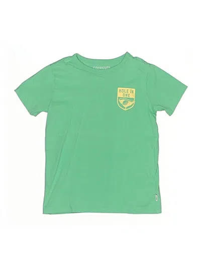 Pre-owned Crewcuts Outlet Kids' Short Sleeve T-shirt In Green