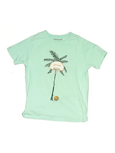 Pre-owned Crewcuts Outlet Kids' Short Sleeve T-shirt In Green
