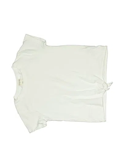 Pre-owned Crewcuts Outlet Kids' Short Sleeve T-shirt In Ivory