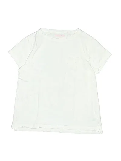 Pre-owned Crewcuts Outlet Kids' Short Sleeve T-shirt In Ivory