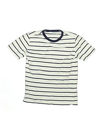 Pre-owned Crewcuts Outlet Kids' Short Sleeve T-shirt In Ivory