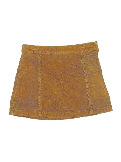 Pre-owned Crewcuts Outlet Kids' Skirt In Gold