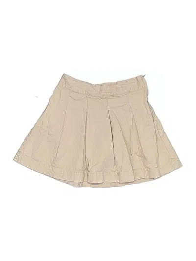 Pre-owned Crewcuts Outlet Kids' Skort In Tan