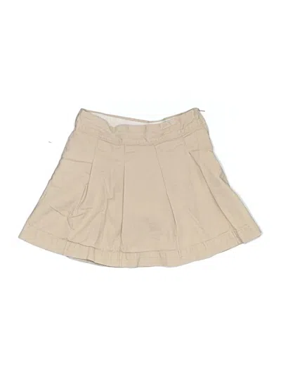 Pre-owned Crewcuts Outlet Kids' Skort In Tan
