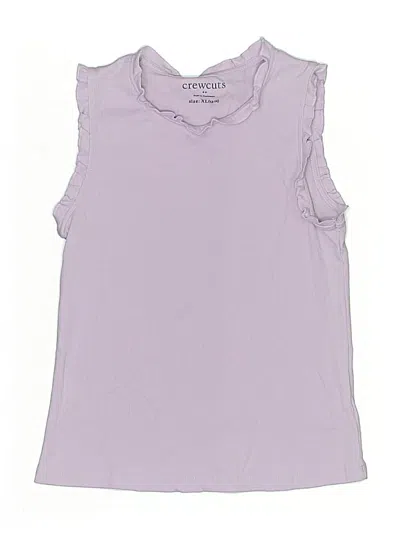 Pre-owned Crewcuts Outlet Kids' Sleeveless Blouse In Purple