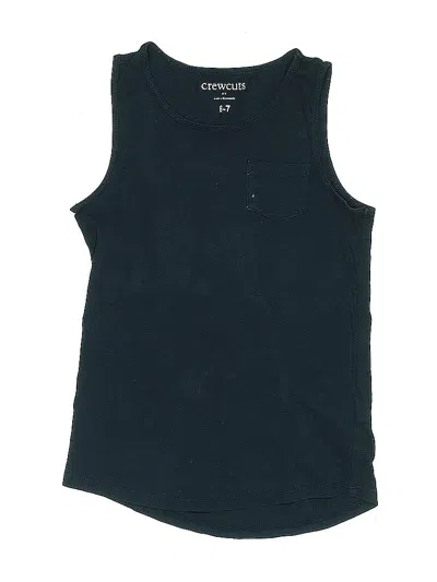 Pre-owned Crewcuts Outlet Kids' Sleeveless T-shirt In Blue