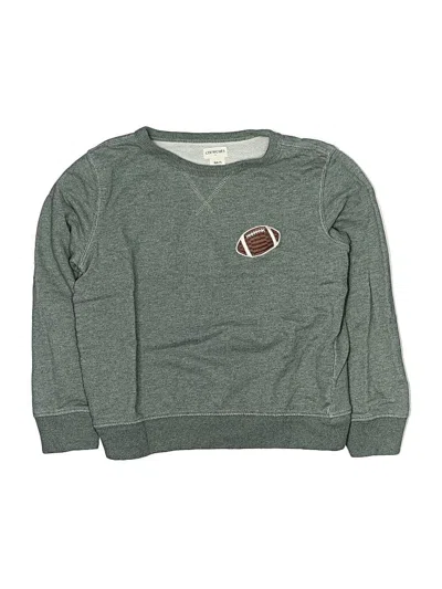 Pre-owned Crewcuts Outlet Kids' Sweatshirt In Green