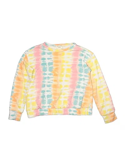 Pre-owned Crewcuts Outlet Kids' Sweatshirt In Yellow