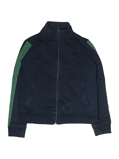 Pre-owned Crewcuts Outlet Kids' Track Jacket In Blue