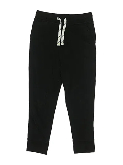 Pre-owned Crewcuts Outlet Kids' Track Pants In Black