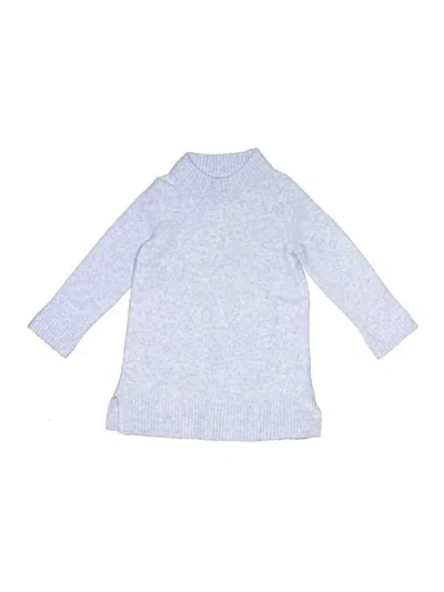 Pre-owned Crewcuts Outlet Kids' Turtleneck Sweater In Blue