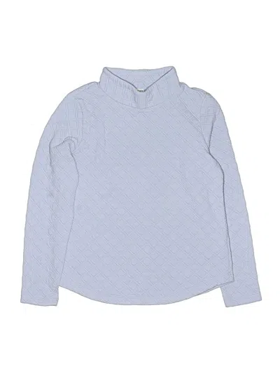 Pre-owned Crewcuts Outlet Kids' Turtleneck Sweater In Blue