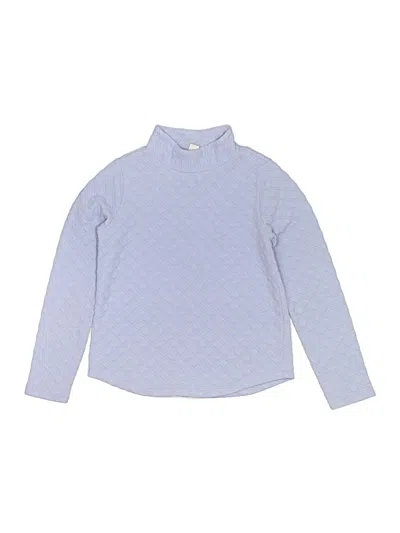 Pre-owned Crewcuts Outlet Kids' Turtleneck Sweater In Blue
