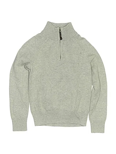 Pre-owned Crewcuts Outlet Kids' Turtleneck Sweater In Gray