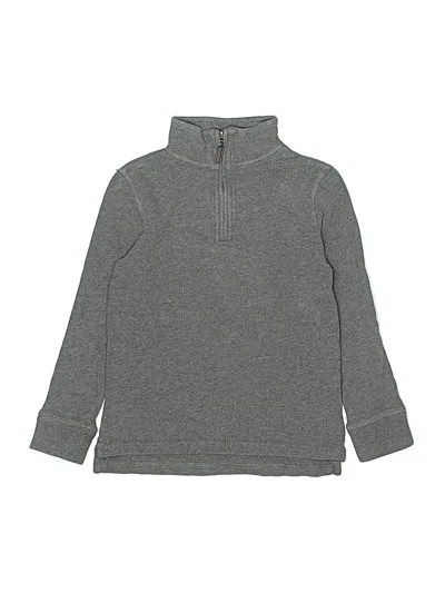 Pre-owned Crewcuts Outlet Kids' Turtleneck Sweater In Gray
