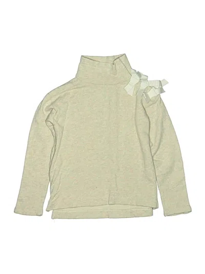 Pre-owned Crewcuts Outlet Kids' Turtleneck Sweater In Green
