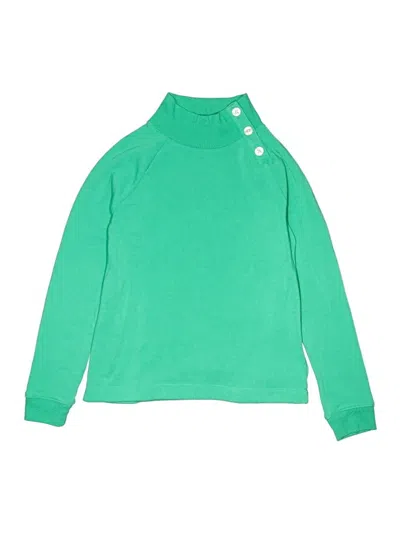 Pre-owned Crewcuts Outlet Kids' Turtleneck Sweater In Green