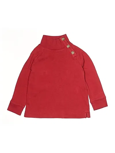 Pre-owned Crewcuts Outlet Kids' Turtleneck Sweater In Red