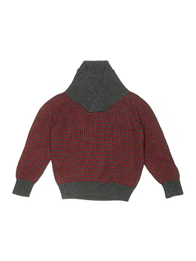 Pre-owned Crewcuts Outlet Kids' Turtleneck Sweater In Red