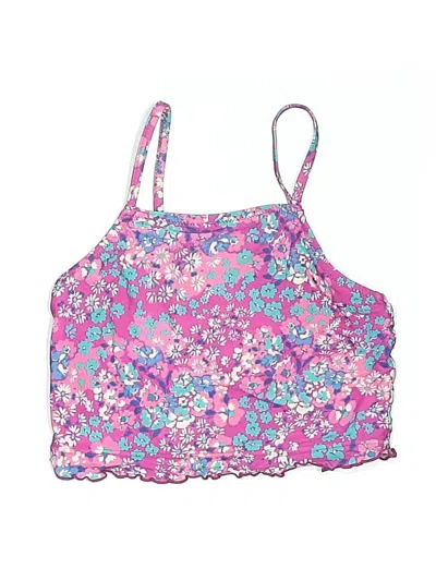 Pre-owned Crewcuts Outlet Kids' Two Piece Swimsuit In Pink