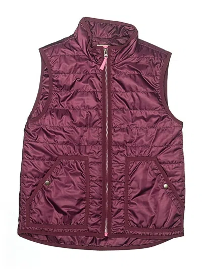 Pre-owned Crewcuts Outlet Kids' Vest In Burgundy