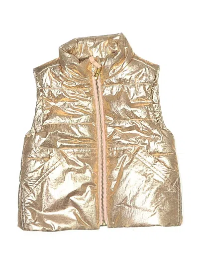 Pre-owned Crewcuts Outlet Kids' Vest In Gold