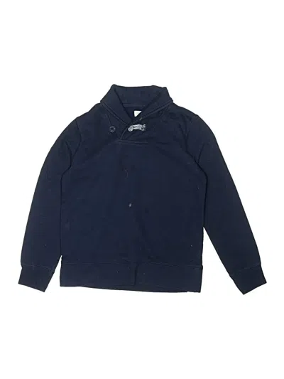 Pre-owned Crewcuts Outlet Kids' Zip Up Hoodie In Blue