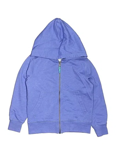 Pre-owned Crewcuts Outlet Kids' Zip Up Hoodie In Blue