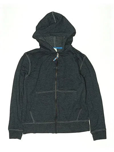 Pre-owned Crewcuts Outlet Kids' Zip Up Hoodie In Gray