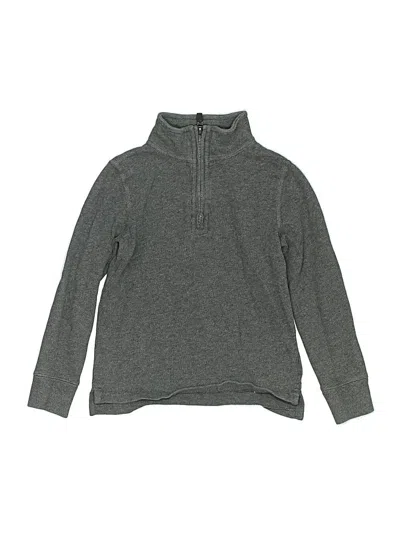 Pre-owned Crewcuts Outlet Kids' Zip Up Hoodie In Gray