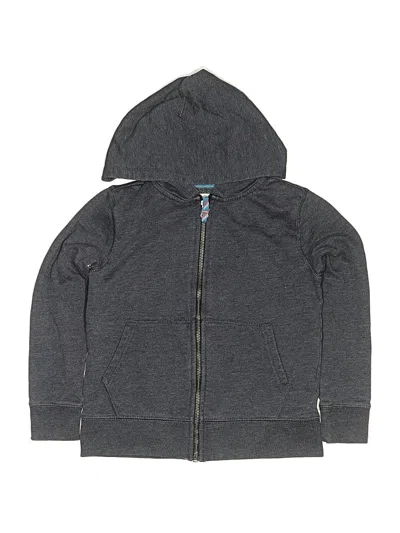 Pre-owned Crewcuts Outlet Kids' Zip Up Hoodie In Gray