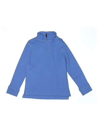 Pre-owned Crewcuts Kids' Pullover Hoodie In Blue