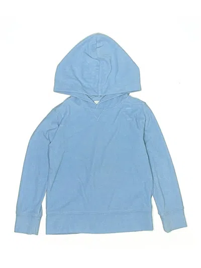 Pre-owned Crewcuts Kids' Pullover Hoodie In Blue