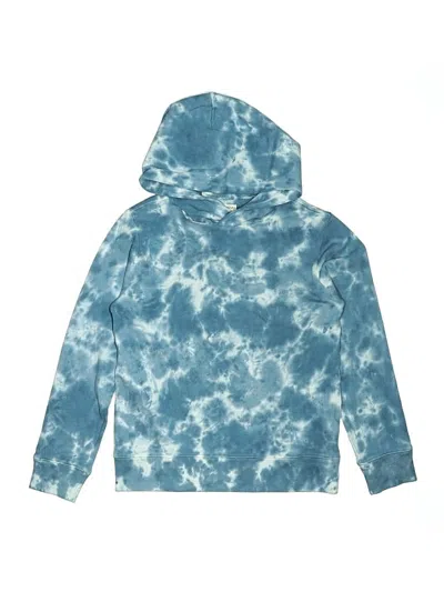 Pre-owned Crewcuts Kids' Pullover Hoodie In Blue