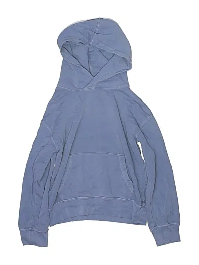 Pre-owned Crewcuts Kids' Pullover Hoodie In Blue