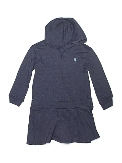 Pre-owned Crewcuts Kids' Pullover Hoodie In Blue