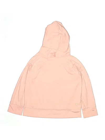 Pre-owned Crewcuts Kids' Pullover Hoodie In Pink