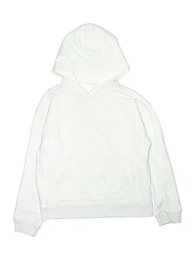 Pre-owned Crewcuts Kids' Pullover Hoodie In Silver