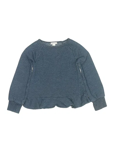 Pre-owned Crewcuts Kids' Pullover Sweater In Blue