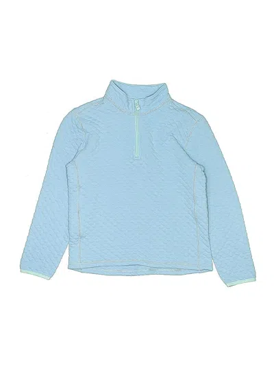 Pre-owned Crewcuts Kids' Pullover Sweater In Blue